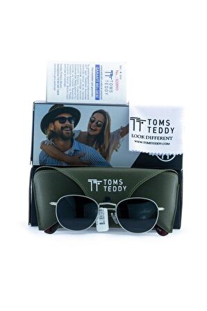 Toms Teddy Polarize/uv Metal Güneş Gözlüğü Mat Nikel Tt1024c101m