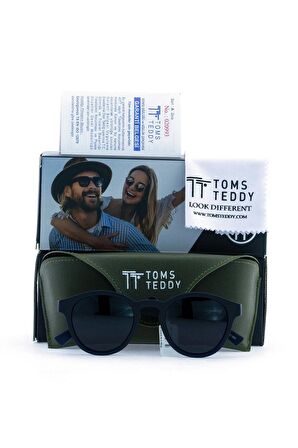 Toms Teddy Polarize Uv Güneş Gözlüğü Lacivert Tt6019-19c303m