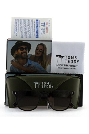 Toms Teddy Polarize/uv Güneş Gözlüğü Kahverengi Tt3068c202p