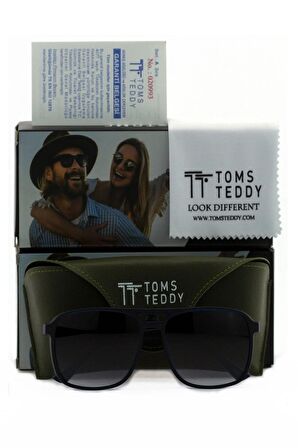 Toms Teddy Polarize/uv Güneş Gözlüğü Kemik Erkek Güneş Gözlükleri Tt6021c303m