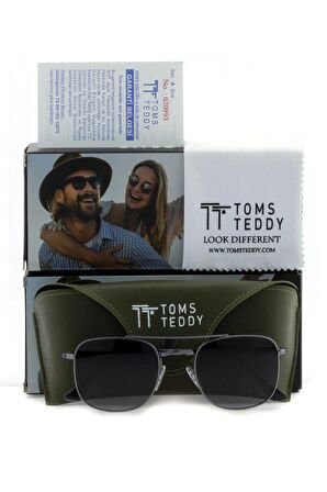 Toms Teddy Polarize/uv Güneş Gözlüğü Metal Erkek Güneş Gözlükleri Tt1078c102