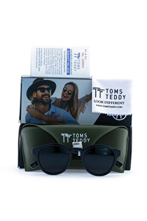 Toms Teddy Polarize/uv Güneş Gözlüğü Parlak Siyah Tt6019-19c101p