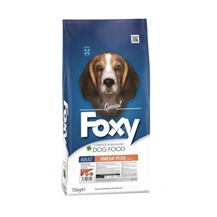 Foxy Kuzulu Etli Şekersiz Yetişkin Köpek Maması 15 kg