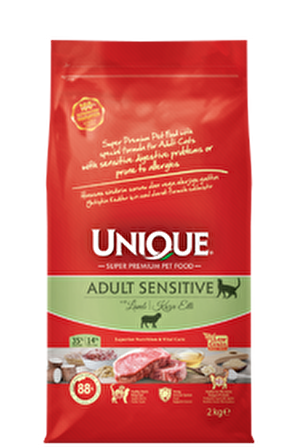 Unique Adult Sensitive Kuzulu 2 kg (Yetişkin Kedi Maması)