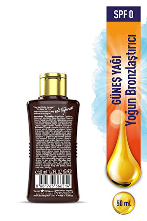 Eda Taşpınar Seyahat Boy Yoğun Bronzlaştırıcı Yağ - 50 ML