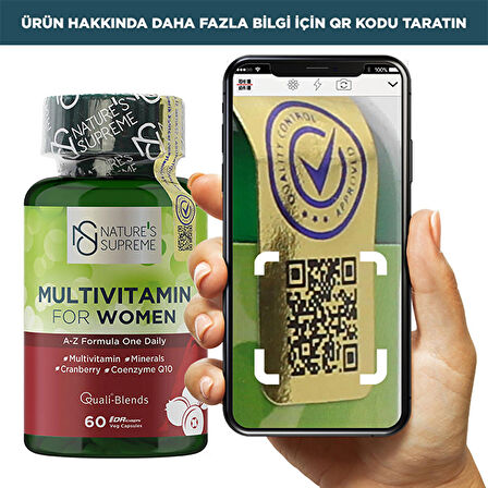 Multivitamin for Women 60 Kapsül - AROMASIZ