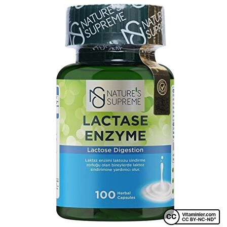 Lactase Enzyme 100 Kapsül - AROMASIZ