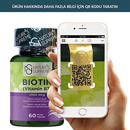 Biotin 2500 Mcg 60 Kapsül - AROMASIZ