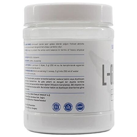 Supplementler.com Glutamine 300 Gr - AROMASIZ