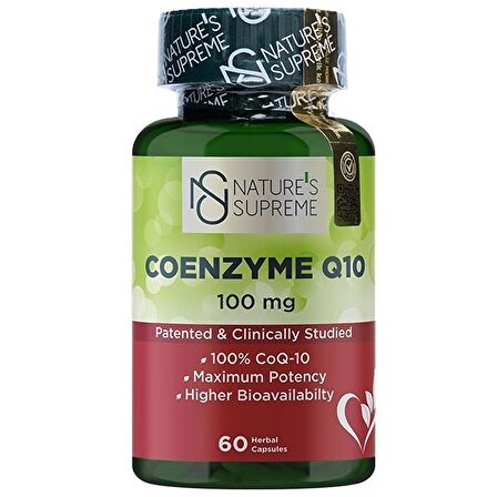 Coenzyme Q10 100 Mg 60 Kapsül - AROMASIZ