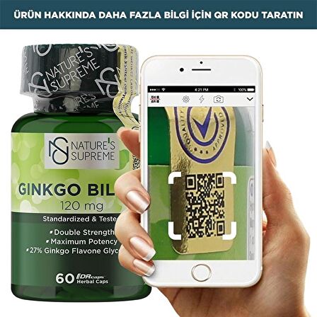 Ginkgo Biloba 120 Mg 60 Kapsül - AROMASIZ