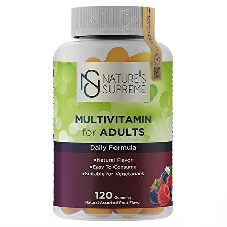 Gummies Multivitamin for Adults 120 Çiğnenebilir Form - KARIŞIK MEYVE