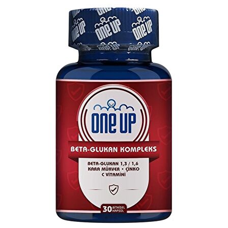One Up Beta-Glukan Kompleks 30 Kapsül - AROMASIZ