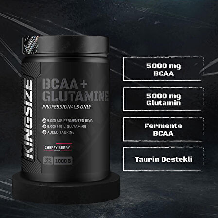 BCAA + Glutamine Powder 1000 Gr - YEŞİL ELMA