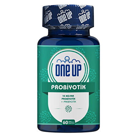 One Up Probiyotik Prebiyotik 60 Kapsül - AROMASIZ