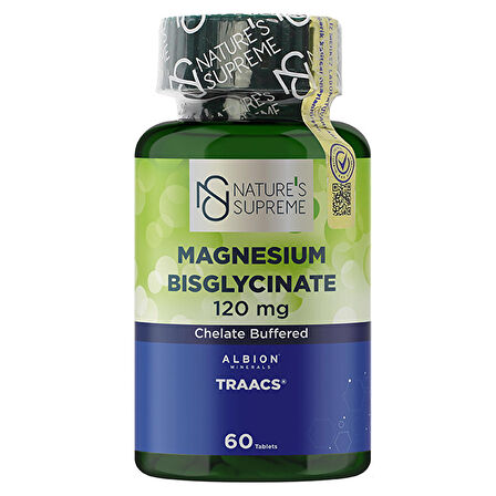 Magnesium Bisglycinate 120 Mg 60 Tablet - AROMASIZ