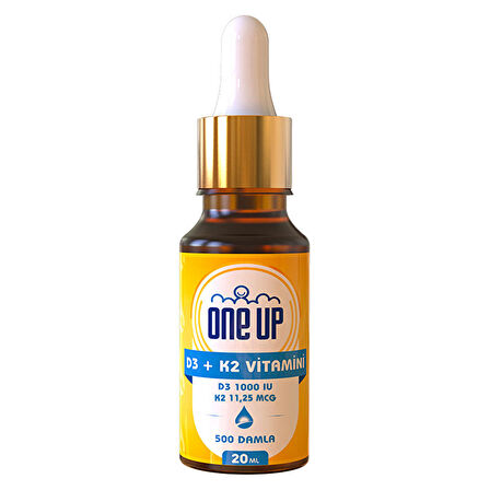 One Up D3 + K2 Vitamini 20 mL Damla - AROMASIZ