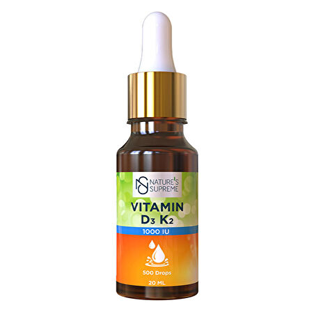 Vitamin D3 + K2 20 mL Damla - AROMASIZ