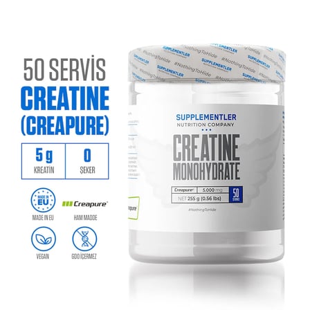 Supplementler.com Creatine (Creapure®) 255 Gr