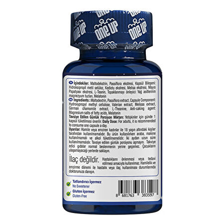 One Up Good Night Melatonin 60 Kapsül - AROMASIZ