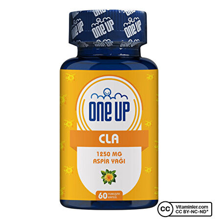 One Up CLA 1250 Mg 60 Yumuşak Kapsül - AROMASIZ