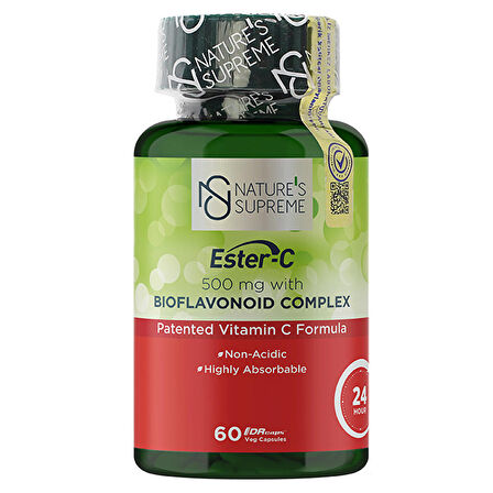 Ester-C 500 Mg C Vitamini 60 Kapsül - AROMASIZ