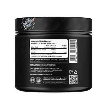 Kingsize Nutrition Beta Alanine Powder 310 Gr - AROMASIZ