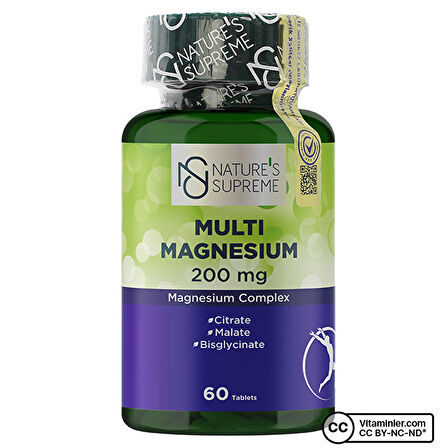 Multi Magnesium Complex 60 Tablet - AROMASIZ