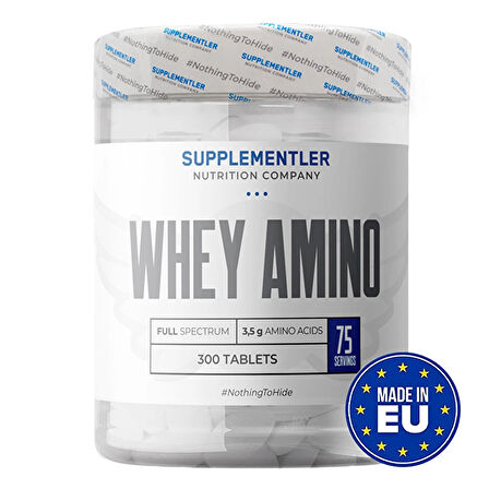 Supplementler.com Whey Amino 300 Tablet - AROMASIZ