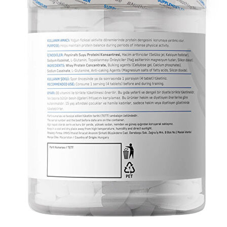 Supplementler.com Whey Amino 300 Tablet - AROMASIZ