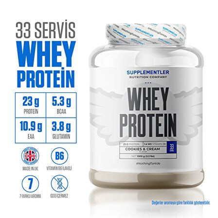 Supplementler.com Whey Protein 1000 Gr - VANİLYA