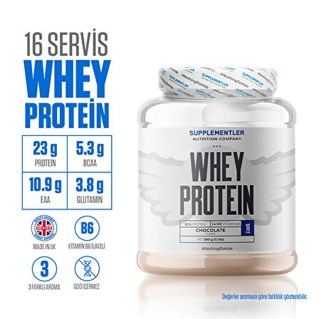 Supplementler.com Whey Protein 500 Gr - VANİLYA