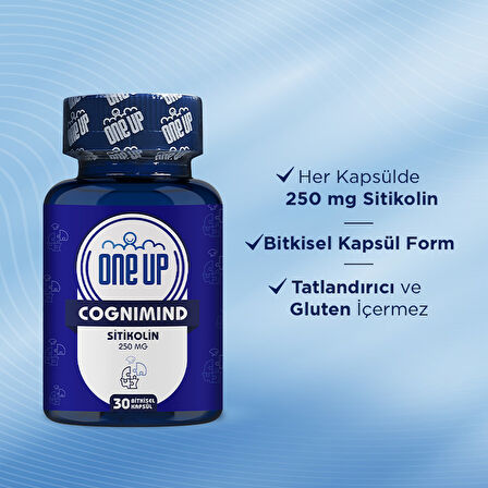 One Up Cognimind Sitikolin 30 Kapsül - AROMASIZ