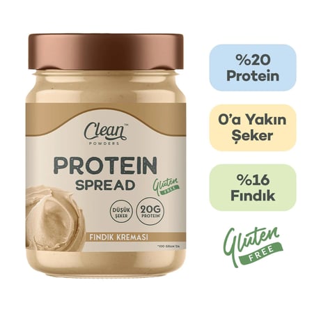 Clean Powders Proteinli Fındık Kreması 350 Gr