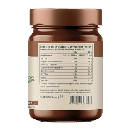 Clean Powders Protein Spread 350 Gr Çikolata - ÇİKOLATA