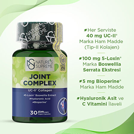 Nature's Supreme Joint Complex 30 Kapsül - AROMASIZ