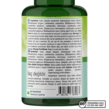 Nature's Supreme Probiotic 5B 120 Kapsül - AROMASIZ