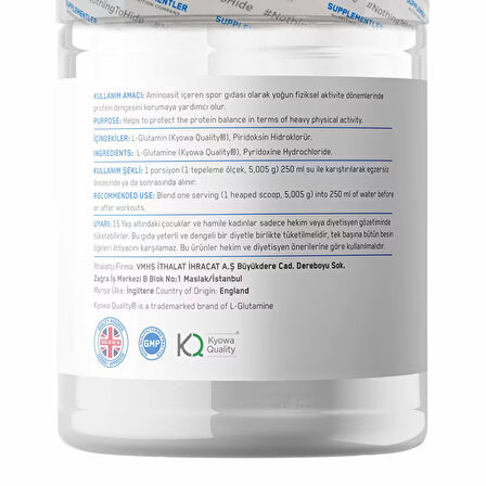 Supplementler.com Kyowa Glutamine 300 Gr - AROMASIZ