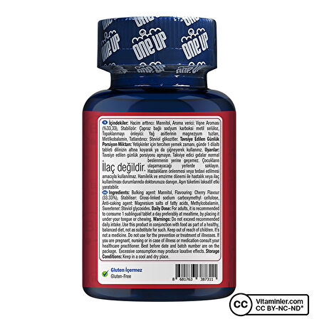 One Up Vitamin B12 60 Dilaltı Tablet - VİŞNE