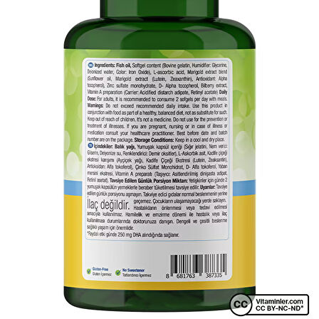 Nature's Supreme Vision Complex 60 Kapsül - AROMASIZ