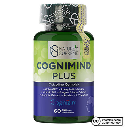 Nature's Supreme Cognimind Plus 60 Kapsül - AROMASIZ