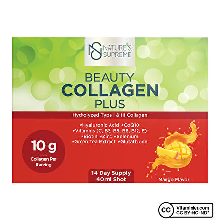 Nature's Supreme Beauty Collagen Plus 14 Shot x 40 mL - PORTAKAL