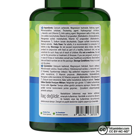 Nature's Supreme Osteo Complex 60 Tablet - AROMASIZ