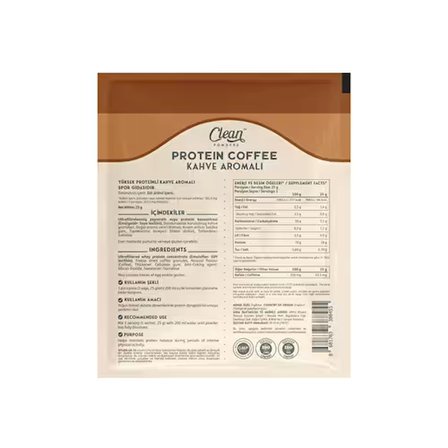 Clean Powders Protein Coffee 25 Gr 10 Saşe - KAHVE