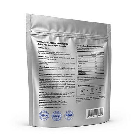 PR Nutrition Creatine Powder 250 Gr Aromasız - AROMASIZ