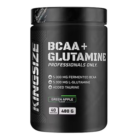 Kingsize Nutrition BCAA + Glutamine Powder 480 Gr - KIRMIZI MEYVELER