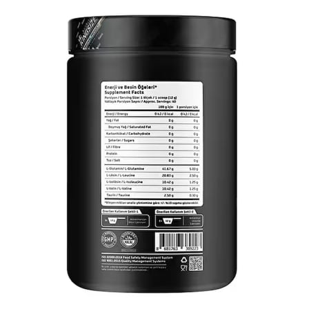 Kingsize Nutrition BCAA + Glutamine Powder 480 Gr - KIRMIZI MEYVELER