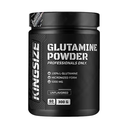Kingsize Nutrition Glutamine Powder 300 Gr Aromasız - AROMASIZ