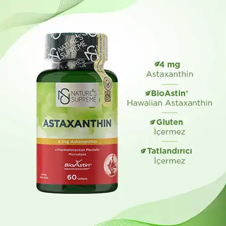 Nature's Supreme Astaxanthin 60 Kapsül
