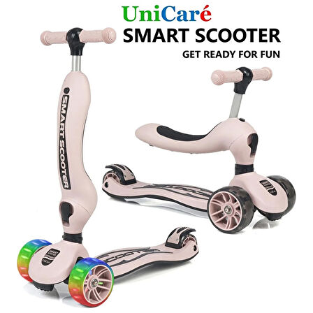 baby toys Unicare Smart Oturaklı Çocuk Scooter Pembe